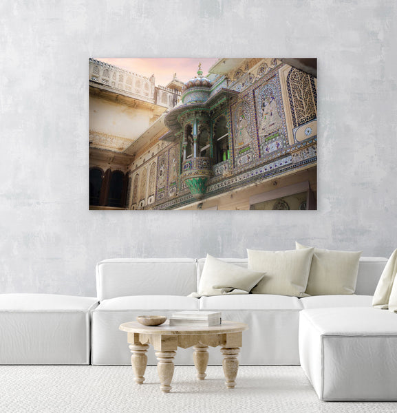 Metal Print _ City Palace Udaipur - Azra's Voyage